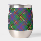 Clan Wood Crest boven Tartan (Rechts)