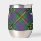 Clan Wood Crest boven Tartan (Links)