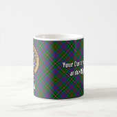 Clan Wood Crest boven Tartan Koffiemok (Center)