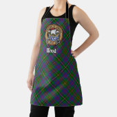 Clan Wood Crest boven Tartan Schort (Insitu)