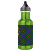 Clan Wood Crest over tartan Waterfles (Rechts)