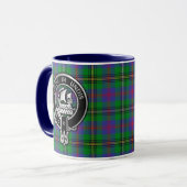 Clan Wood Crest & Tartan Mok (Voorkant links)
