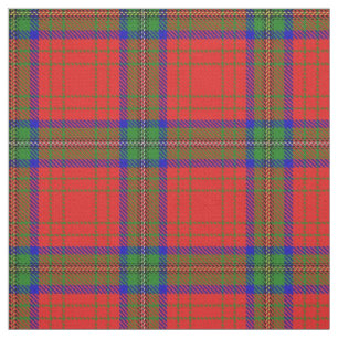 Clan Wood Red Dress Schotse Tartan Plaid stof