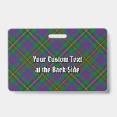 Clan Wood Tartan Badge (Achterkant)