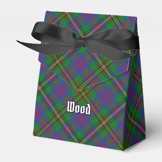 Clan Wood Tartan Bedankdoosjes (Voorkant Zijde)