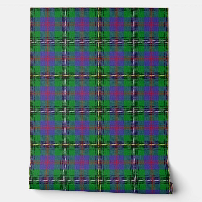 Clan Wood Tartan Behang (Afrollen)