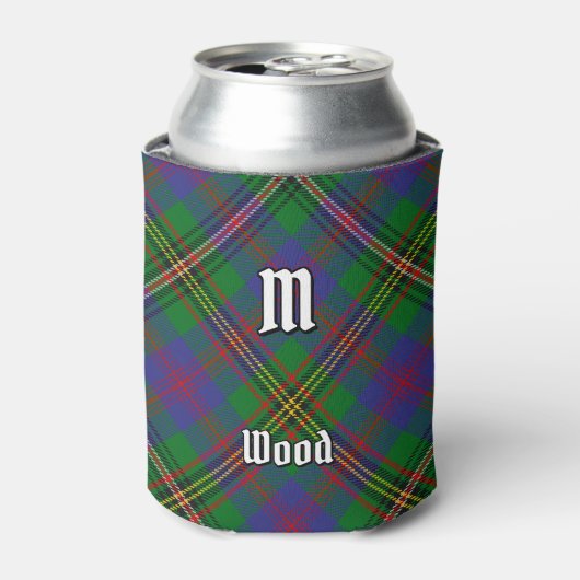 Clan Wood Tartan Blikjeskoeler (Blikje Voorkant)