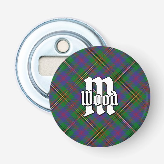 Clan Wood Tartan Bottle Opener (Voorkant)