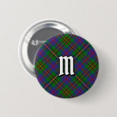 Clan Wood Tartan Button (Voorkant /achterkant)