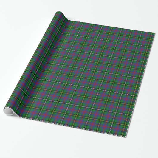 Clan Wood Tartan Cadeaupapier (Uitgerold)