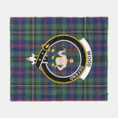 Clan Wood Tartan Fleece Deken (Voorkant (Horizontaal))