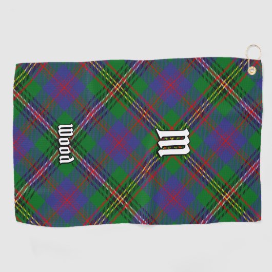 Clan Wood Tartan Golfhanddoek (Horizontaal)