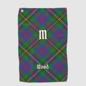 Clan Wood Tartan Golfhanddoek (Voorkant)