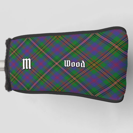 Clan Wood Tartan Golfheadcover (Voorkant)