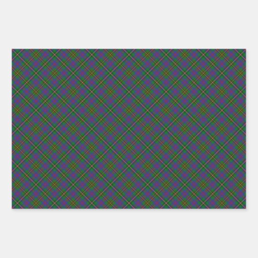Clan Wood Tartan Inpakpapier Vel (Voorkant 3)