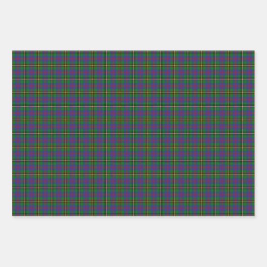 Clan Wood Tartan Inpakpapier Vel (Voorkant)