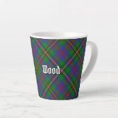 Clan Wood Tartan Latte Mok (Rechterhoek)