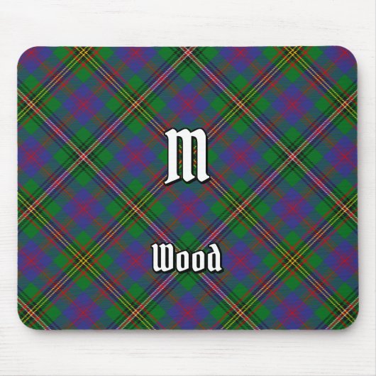 Clan Wood Tartan Muismat (Voorkant)