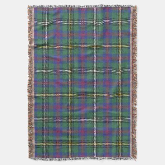 Clan Wood Tartan Pset Scottish Kilt Pattern Deken (Voorkant Verticaal)