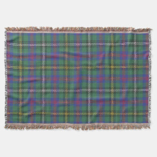 Clan Wood Tartan Pset Scottish Kilt Pattern Deken