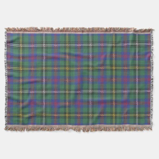 Clan Wood Tartan Pset Scottish Kilt Pattern Deken (Voorkant)