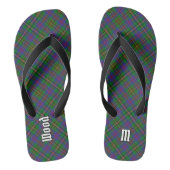 Clan Wood Tartan Teenslippers (Voetbed)