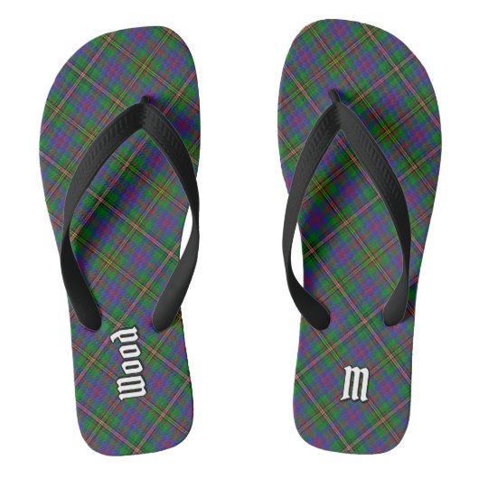 Clan Wood Tartan Teenslippers (Voetbed)