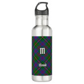 Clan Wood Tartan Waterfles (Voorkant)