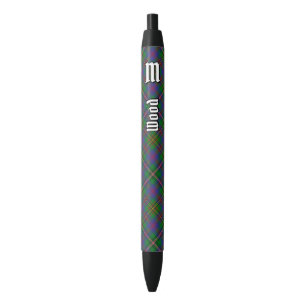 Clan Wood Tartan Zwarte Inkt Pen