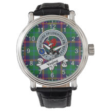Clan Young Badge Tartan Watch: