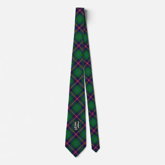 Clan Young Letter Y Monogram Tartan Stropdas (Voorkant)