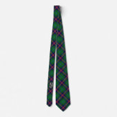 Clan Young Letter Y Monogram Tartan Stropdas (Achterkant)