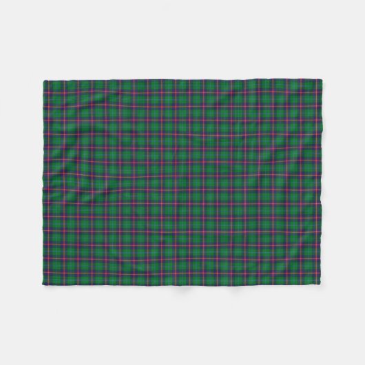 Clan Young Tartan Fleece Deken (Voorkant (Horizontaal))