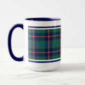 Clan Young Tartan Green en Blue Pset Mok (Links)