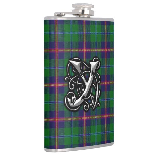 Clan Young Tartan Old Scotland Flask Heupfles (Rechts)