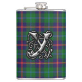 Clan Young Tartan Old Scotland Flask Heupfles (Voorkant)