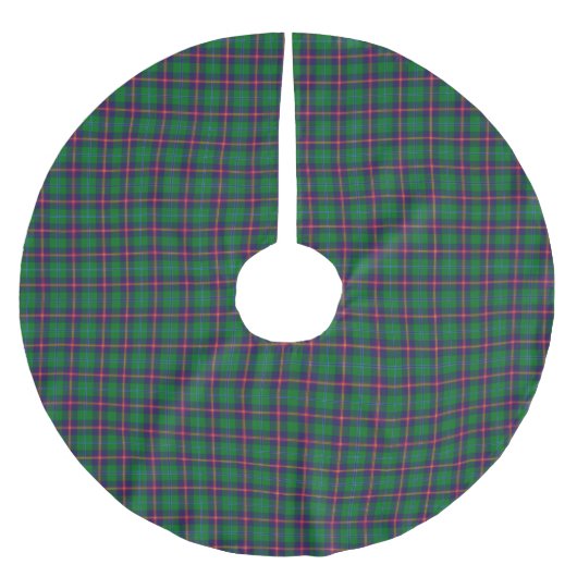 Clan Young Tartan Plaid Kerstboom Rok (Voorkant)