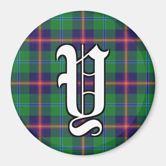Clan Young Tartan Pset Accidents Magneet (Voorkant)
