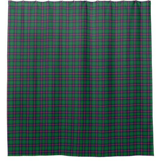 Clan Young Tartan Pset Douchegordijn (Voorkant)