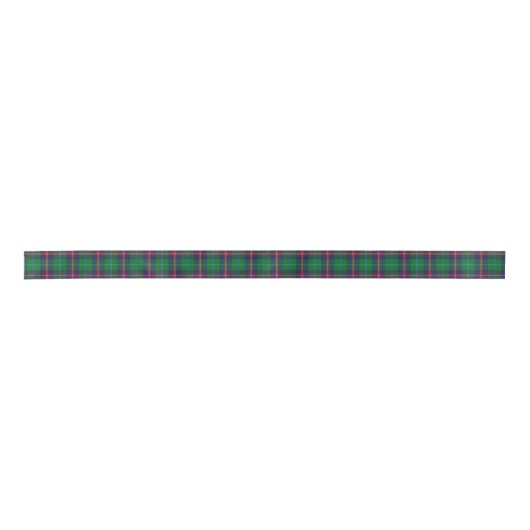 Clan Young Tartan Satijnen Lint (Voorkant)
