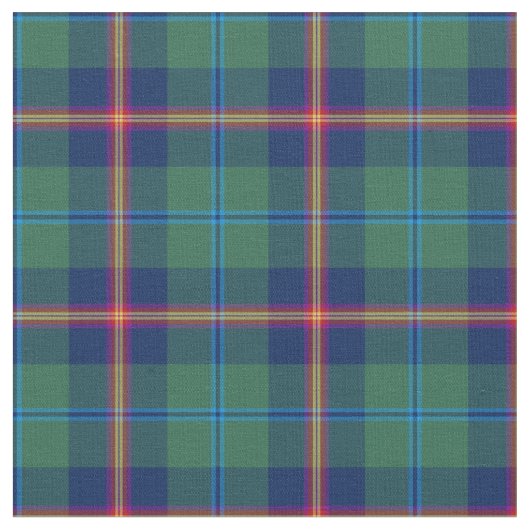 Clan Young Tartan Stof (Close Up)