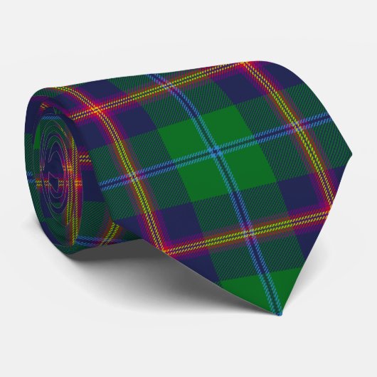 Clan Young Tartan Stropdas (Opgerold)