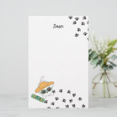 Clancey gaat op reis briefpapier (Staand voorkant)