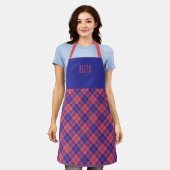 Clanchef MacGregor Tartan Schotse Plaid Naam Schort (Gedragen)