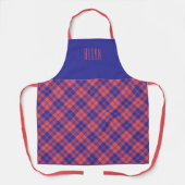 Clanchef MacGregor Tartan Schotse Plaid Naam Schort (Voorkant)