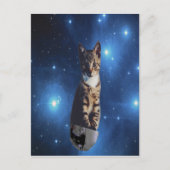 Clancy de Space Cat Briefkaart (Voorkant)