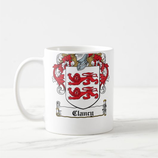 Clancy Family Crest Koffiemok (Links)