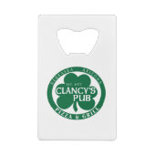 Clancy's Merch Creditkaart Flessenopener (Achterkant)