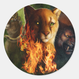 clangrond ronde sticker