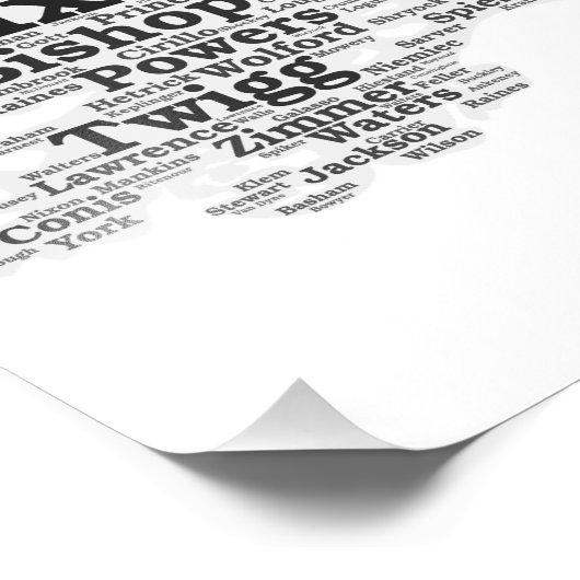 Clankstructuur Foto Afdruk (Hoek)